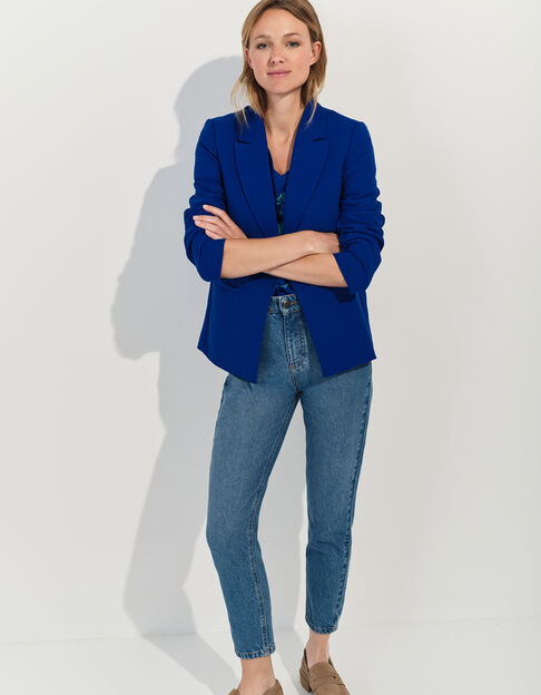 VOLTA - Veste de blazer bleu électrique polyester recyclé  - One Step