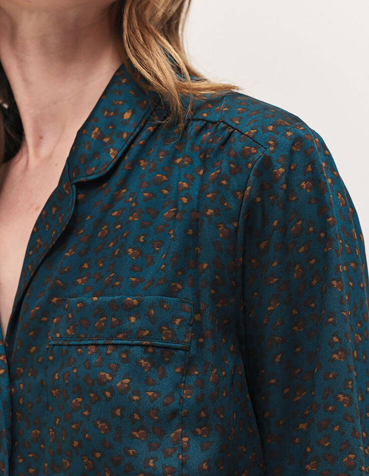CHANEZ - Chemise sycamore à imprimé léopard d'hiver-2