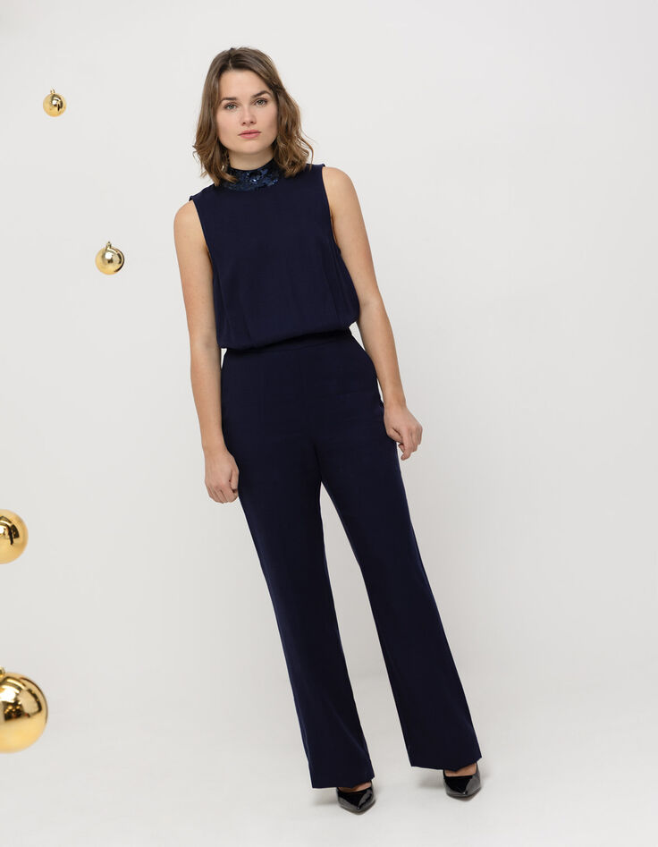RUKA - Combinaison marine col brodé sequins-6