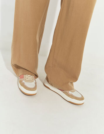 PALMA - Pantalon de costume beige Lyocell® large -4