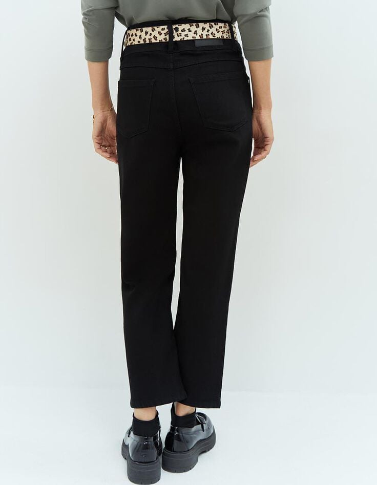 LE JILL - Jean mom noir 7/8e-3 LE JILL - Jean mom noir 7/8e-3