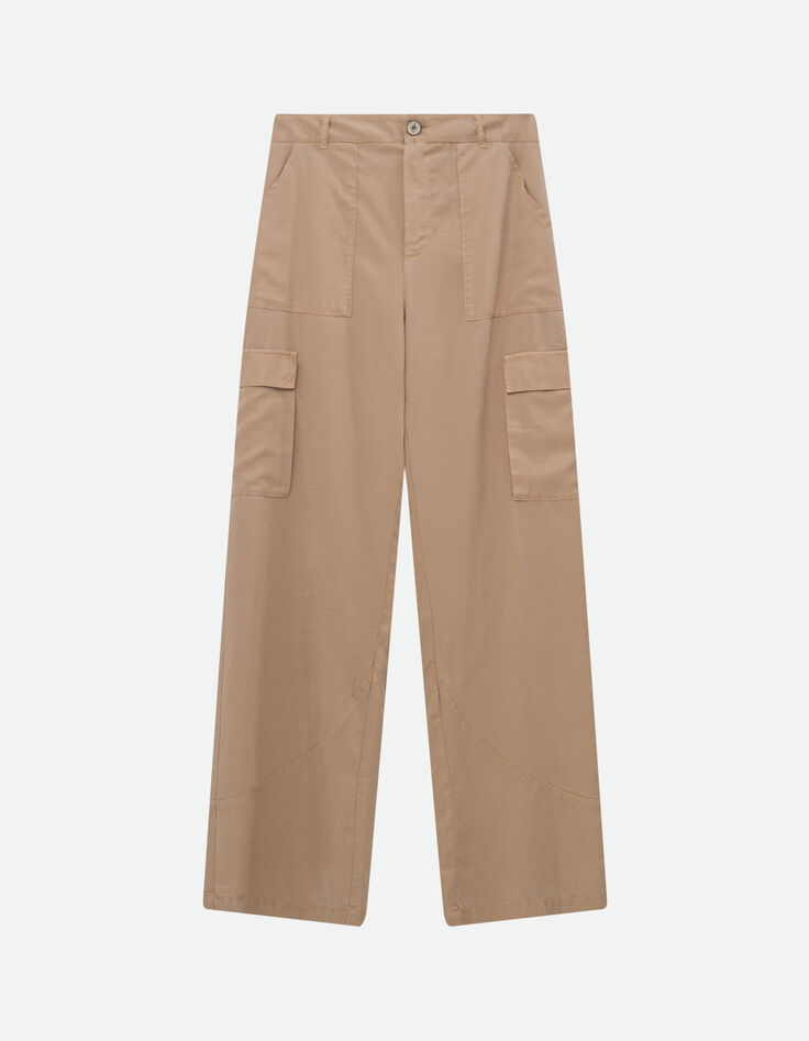 PARA - Pantalon battle beige Lyocell® 7/8e-5