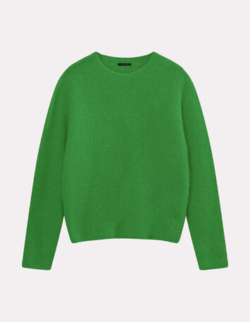 THELMA - Pull vert tricot moelleux-5