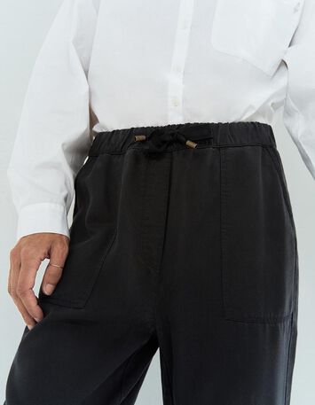 PALOMA - Jogpant anthracite en Lyocell®-4