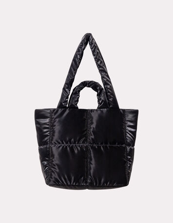 AVERY - Sac à main noir matelassé-3
