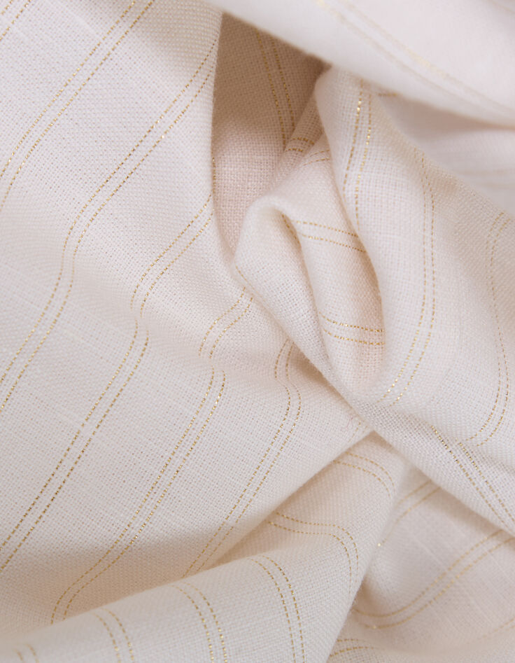 PALMA - Pantalon de costume écru à rayures dorées-5 PALMA - Pantalon de costume écru à rayures dorées-5