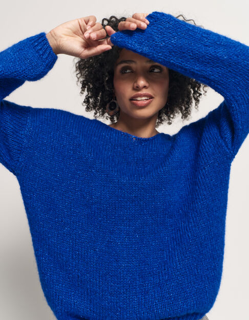 TIARA - Pull bleu tricot - One Step