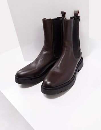 O.FINAL - Chelsea boots marron cuir-2 O.FINAL - Chelsea boots marron cuir-2