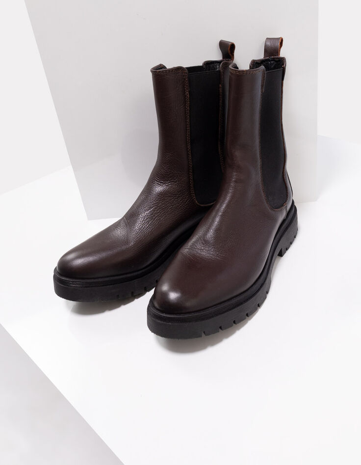 O.FINAL - Chelsea boots marron cuir-2 O.FINAL - Chelsea boots marron cuir-2
