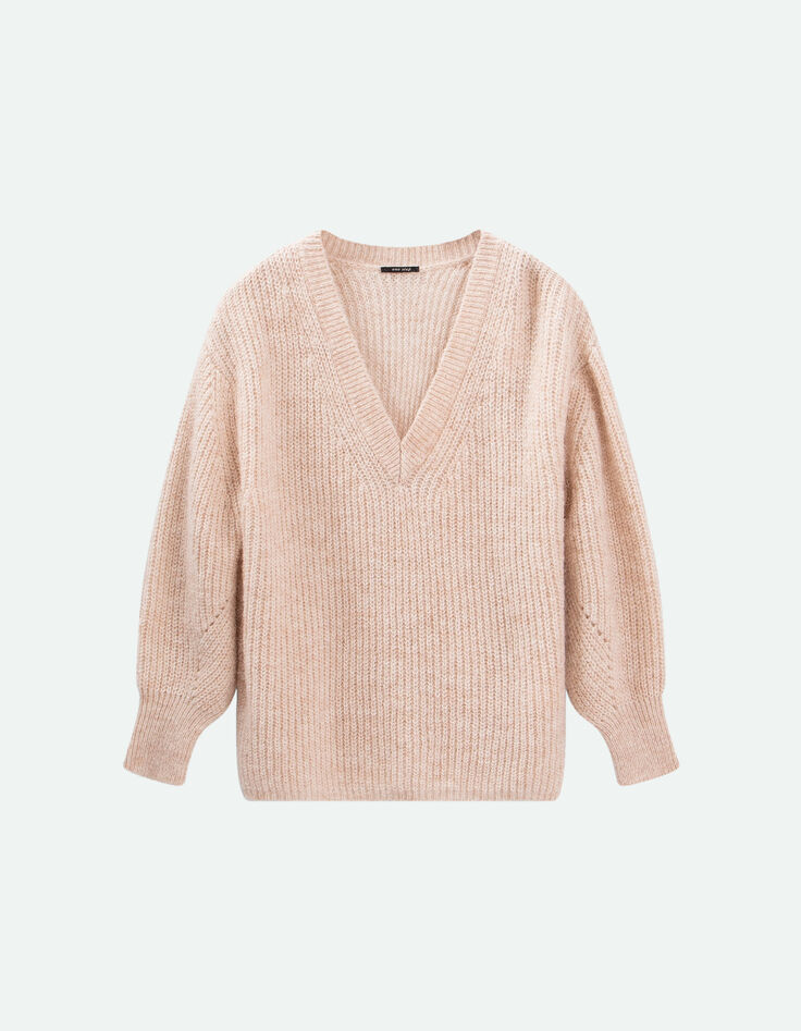 TIM - Pull écru tricot-5