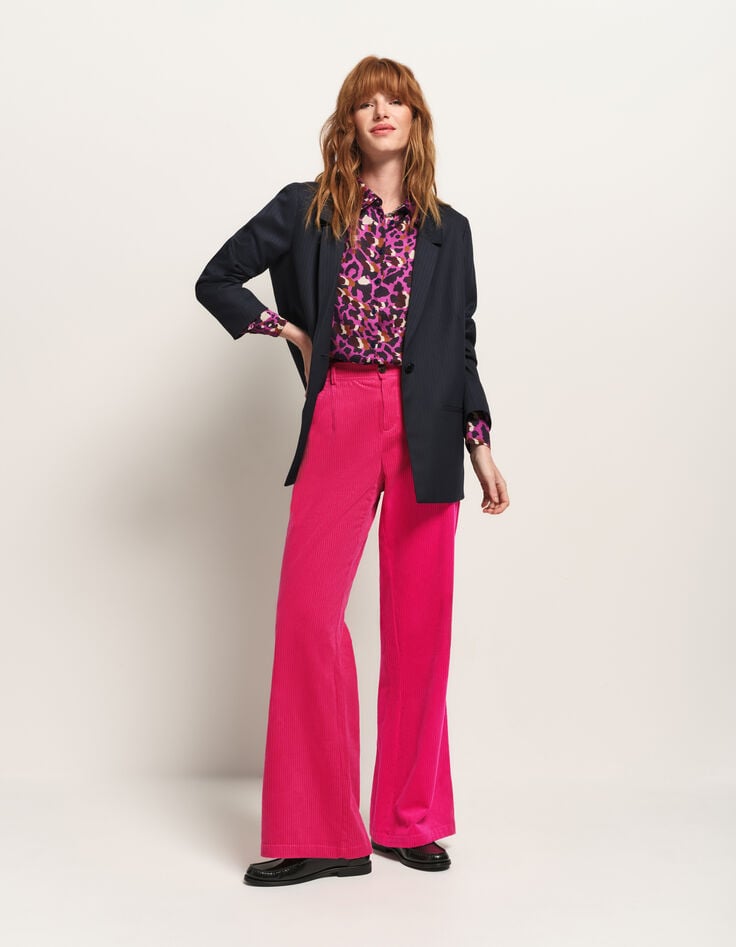 CAREEN - Chemise rose Lenzing™ Ecovero™ léopard-7 CAREEN - Chemise rose Lenzing™ Ecovero™ léopard-7