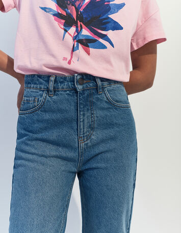 LE TAYLOR - Jean slouchy bleu waterless 7/8e -3