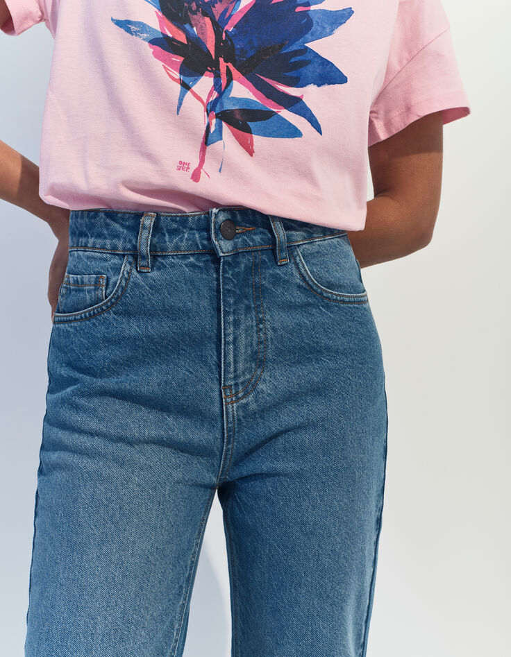 LE TAYLOR - Jean slouchy bleu waterless 7/8e -3