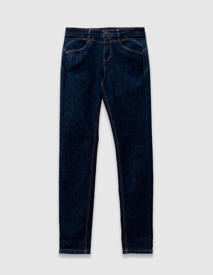 LE INDI - Jean slim marine 7/8ème effet push up-5 LE INDI - Jean slim marine 7/8ème effet push up-5