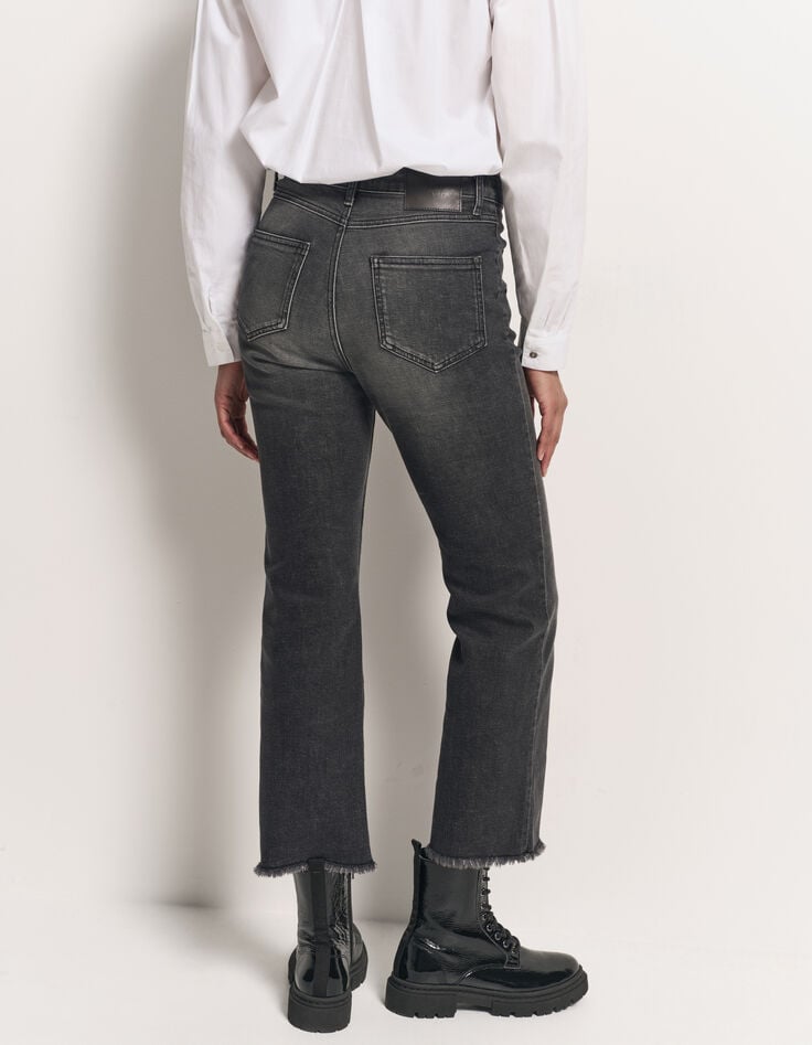 LE KARLIE - Jean bootcut anthracite 7/8ème-4 LE KARLIE - Jean bootcut anthracite 7/8ème-4