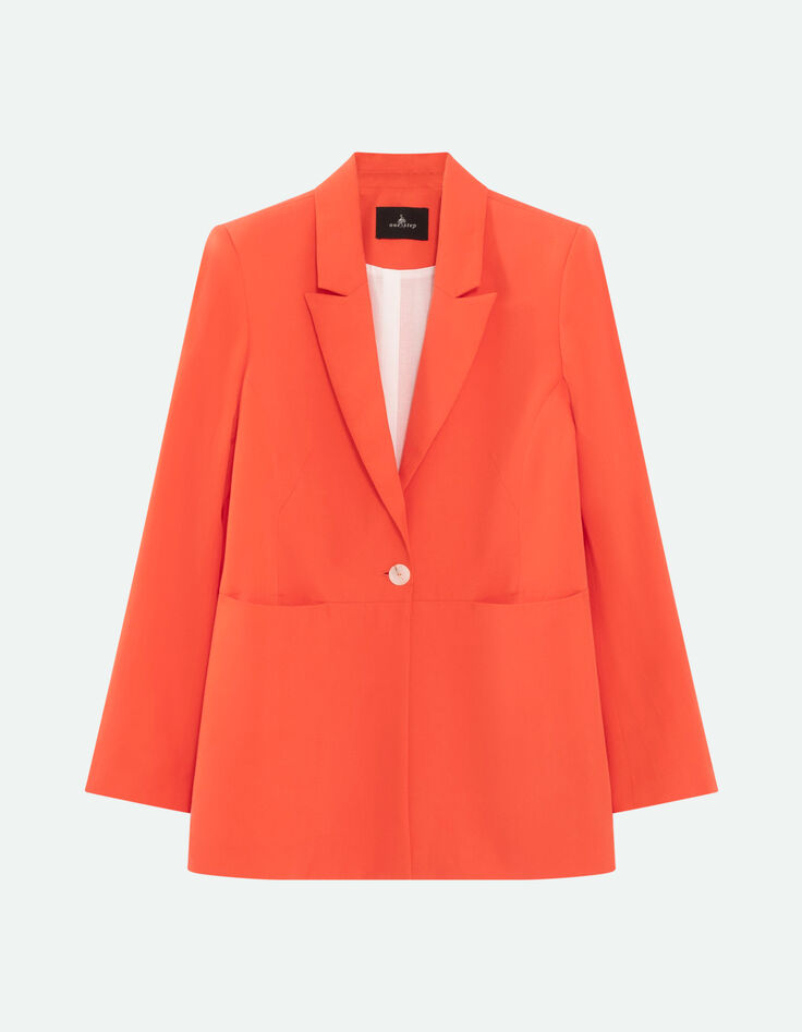 VARMA - Veste de costume corail mi-longue-5 VARMA - Veste de costume corail mi-longue-5