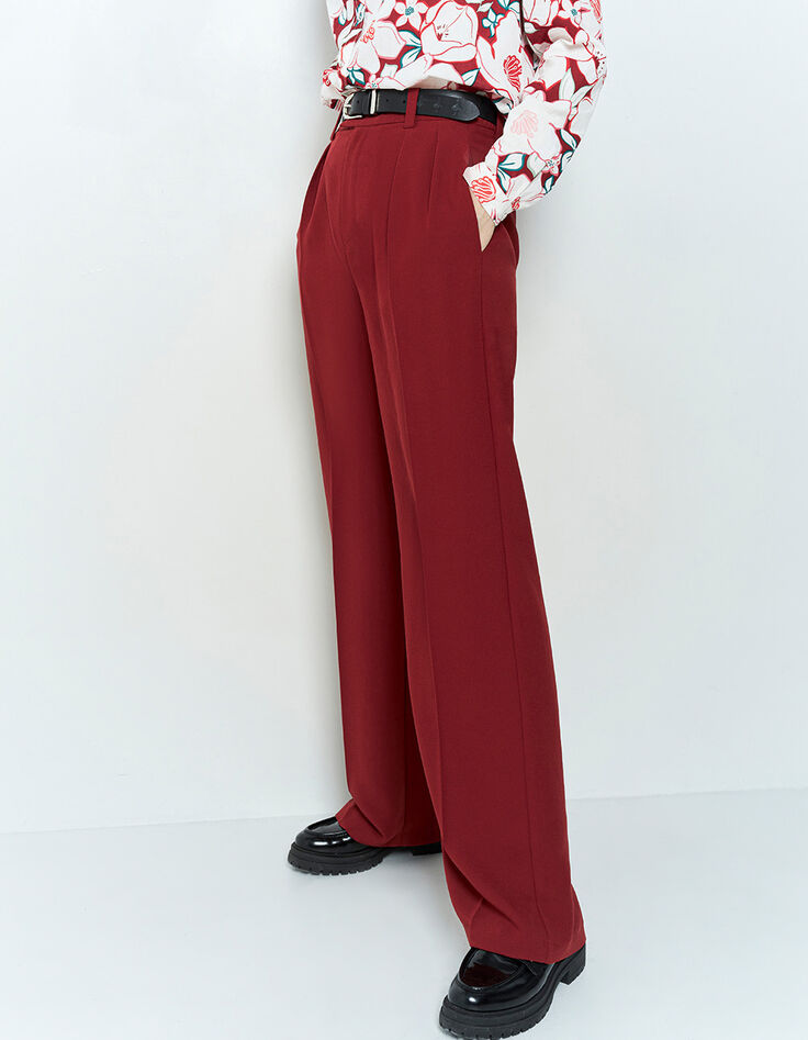 PEMA - Pantalon large tomette-4