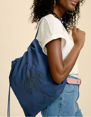 DIVIN - Parka bleu cosmos irisé-6