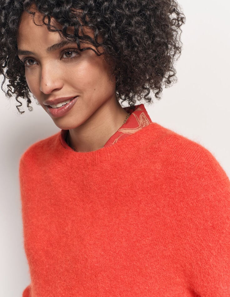 THELMA - Pull orange tricot moelleux-4 THELMA - Pull orange tricot moelleux-4