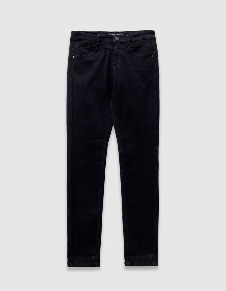 LE INDI - Jean slim noir 7/8ème effet push up-7 LE INDI - Jean slim noir 7/8ème effet push up-7