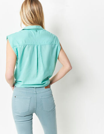LE MONICA - Jean slim bleu orage 7/8ème-2