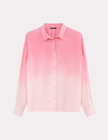 CARYA - Chemise rose effet deep dye-5