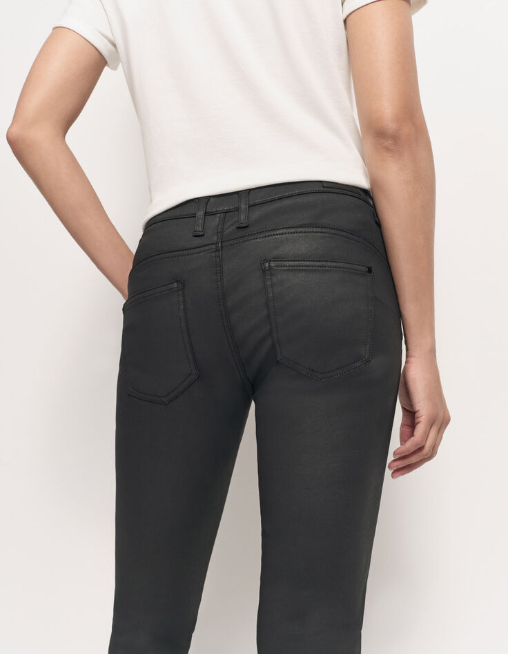 LE INDI - Slim push-up noir enduit-4 LE INDI - Slim push-up noir enduit-4