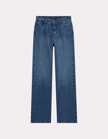 LE LOLI - Jean flare bleu waterless-5