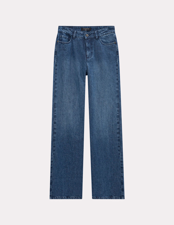 LE LOLI - Jean flare bleu waterless-5