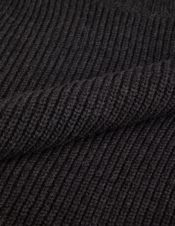 TORINO - Pull col roul&eacute; gris tricot fantaisie-3