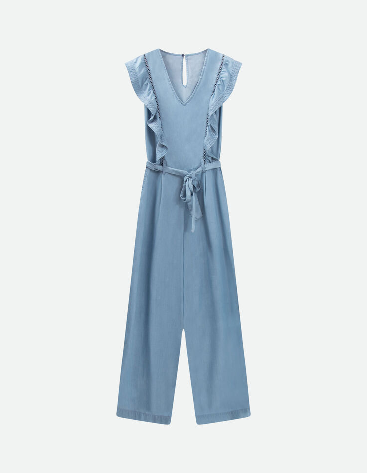 REYNIS - Combi longue lapiz blue en Lyocell®-5