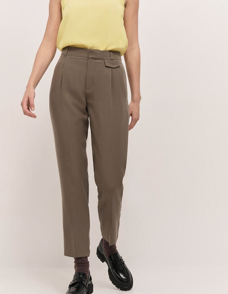 PACHA - Pantalon de costume vétiver en Lyocell®-3 PACHA - Pantalon de costume vétiver en Lyocell®-3