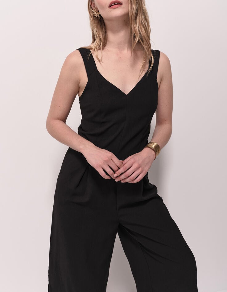 ROSS - Combinaison-pantalon large noire-2