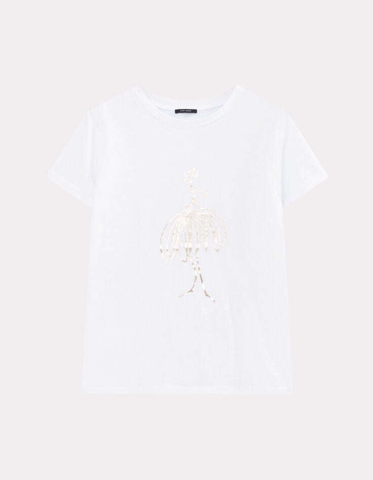 MASTER - T-shirt blanc coton bio visuel danseuse-1 MASTER - T-shirt blanc coton bio visuel danseuse-1