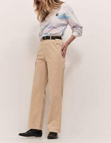 PACEY - Pantalon droit cookie 7/8e-1 PACEY - Pantalon droit cookie 7/8e-1