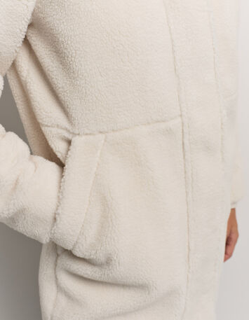 DIANE - Manteau blanc lainage fantaisie bouclette-4 DIANE - Manteau blanc lainage fantaisie bouclette-4