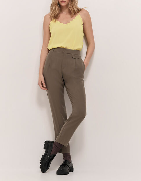PACHA - Pantalon de costume vétiver en Lyocell® - One Step