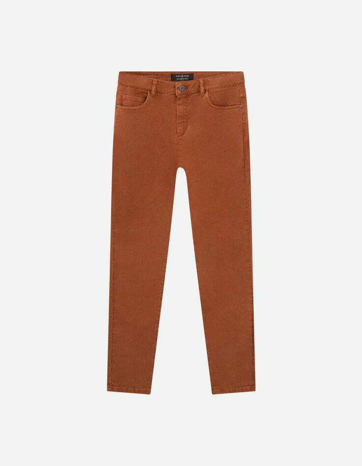 LE MONICA - Jean slim caramel 7/8&egrave;me en denim waterless-4