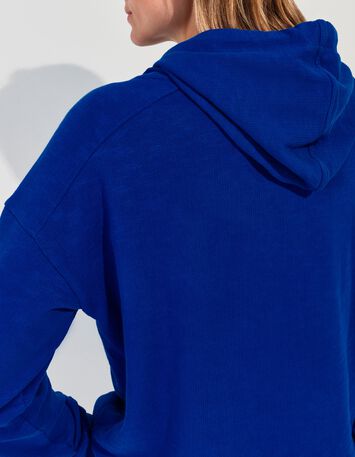 MANORI - Sweat bleu coton bio visuel danseuse vert -3