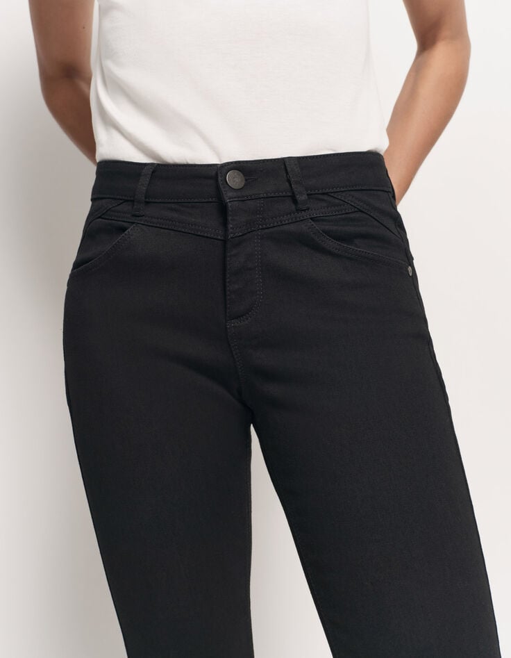 LE INDI - Jean slim noir 7/8ème effet push up-5