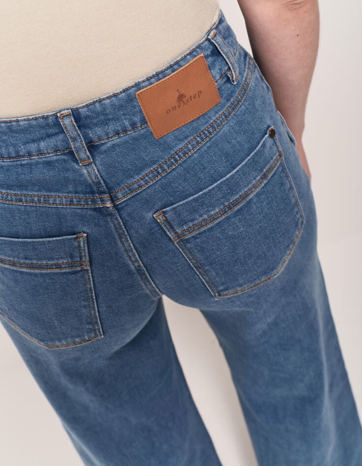 LE HAILEY - Jean flare baby blue waterless-5 LE HAILEY - Jean flare baby blue waterless-5