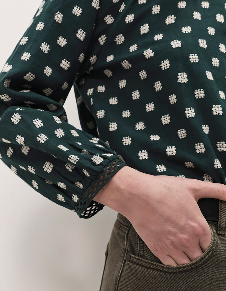 COLOMBE - Blouse sycamore broderies all over-3
