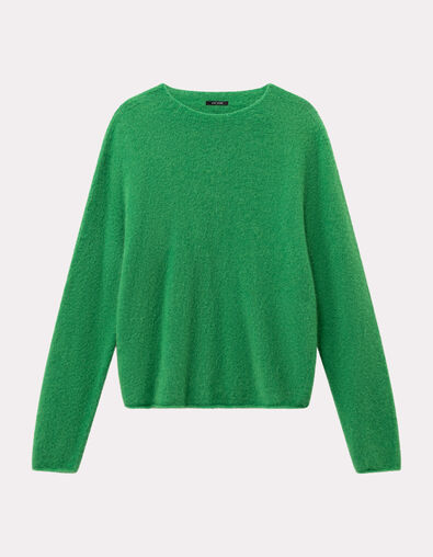 THELMA - Pull vert tricot moelleux - One Step