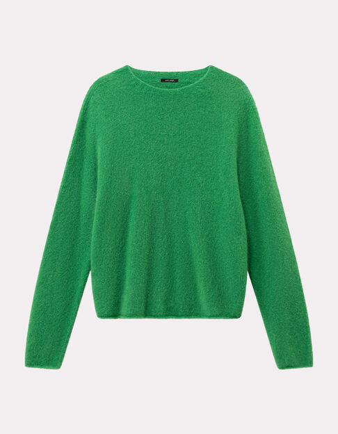 THELMA - Pull vert tricot moelleux - One Step