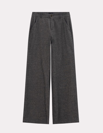 POETE - Pantalon de costume gris large-2