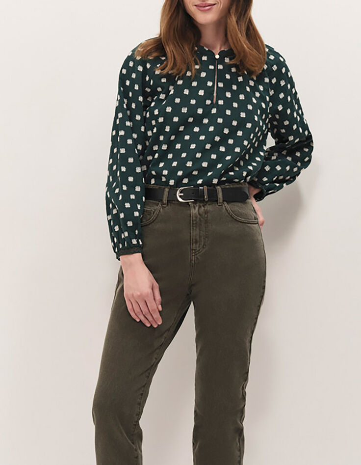 COLOMBE - Blouse sycamore broderies all over-6
