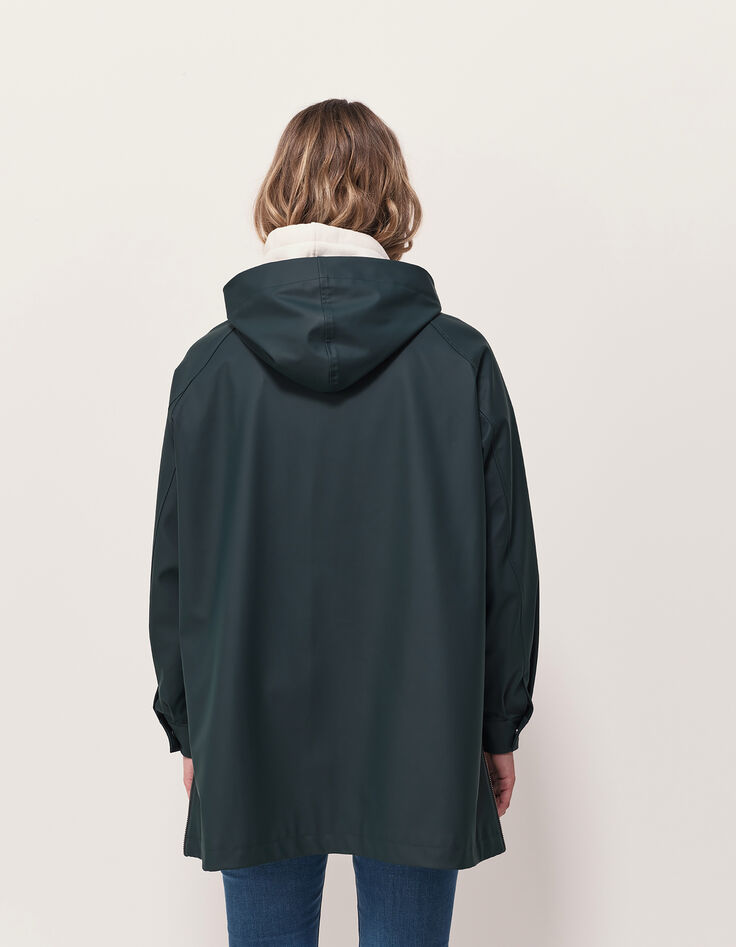 DAVIS - Parka verte gomme déperlante-3