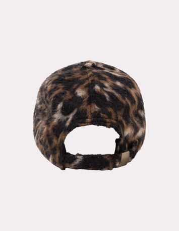 ASIA - Casquette noire motif léopard-3