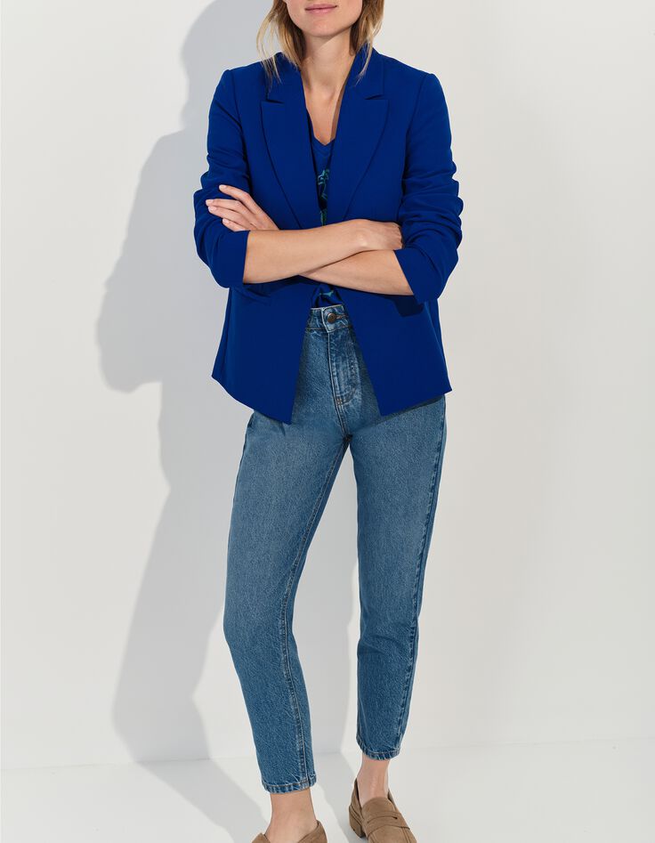 VOLTA - Veste de blazer bleu &eacute;lectrique polyester recycl&eacute; -7