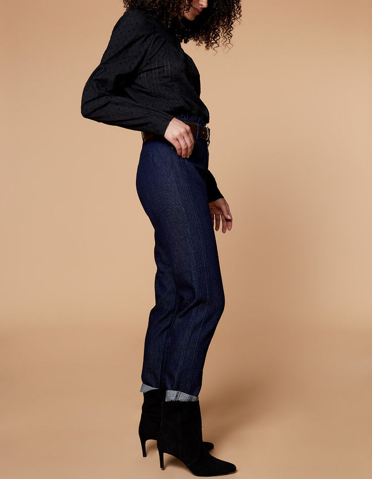 LE FAYE - Jean slouchy marine 7/8ème-3